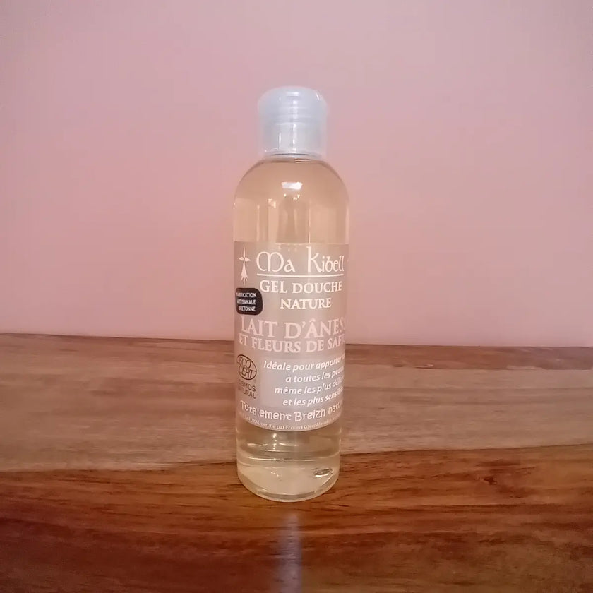 gel douche naturel, gel douche au lait d’ânesse, gel douche au safran, gel douche peau sensible, soin corps apaisant, cosmétique douceur, gel douche sans sulfate, gel douche hydratant, soin peau sèche, lait d’ânesse bio, soin naturel peau fragile, 
gel douche anti-irritation, cosmétique au lait d’ânesse, produit de soin au safran, rituel douceur peau sensible, 
gel douche artisanal, gel douche régénérant, soin quotidien peau délicate