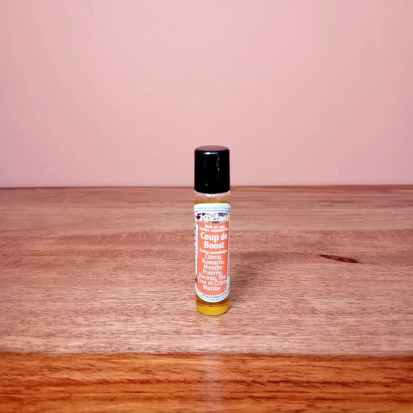 coffret rituels bien être box booster énergie vitalité retrouver la forme physique et mentale positif optimisme bonne humeur coup de boost  garder le moral roll on huiles essentielles