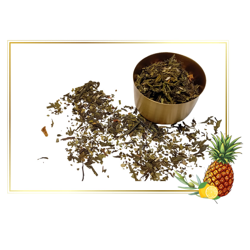 thé vert qualité premium abonnement thé noir  rooibos maté infusion tisane ayurvédique santé et bien être artisanale bio ananas