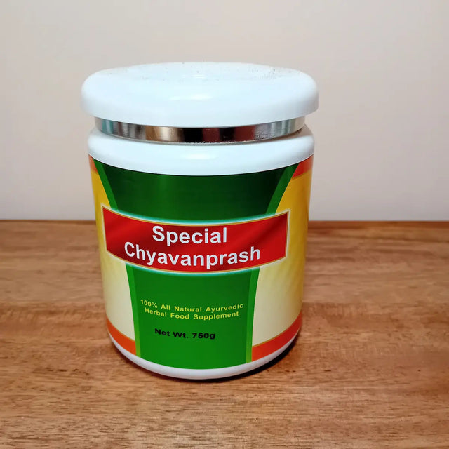 chyavanprash confiture ayurvédique aux plantes rasajana produits ayurvédiques ayurvéda ghee équilibre doshas vat apitta kapha os sang vitamine C