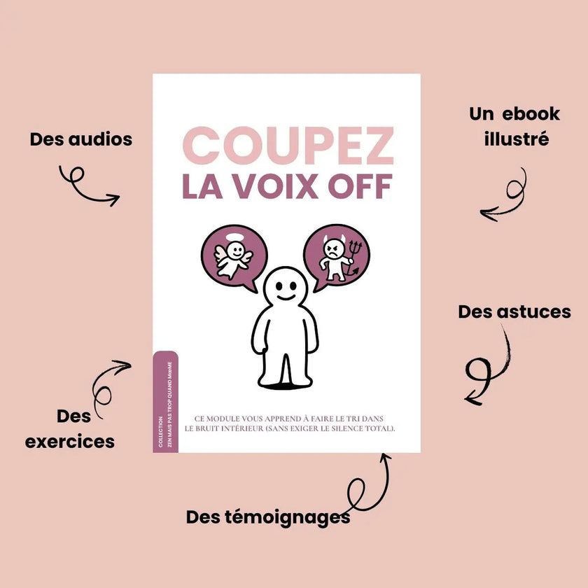 Ebook et formation pour apprendre la méditation de pleine conscience méditer au quotidien pour débutants nuls anti stress burn out épuisement professionnel perte concentration gestion des émotions et des pensées méditation facile MBSR TCC