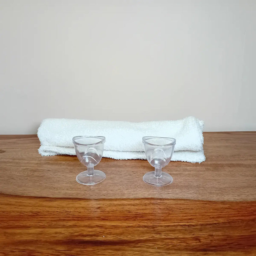 Gobelet de lavage oculaire nettoyage pour les yeux triphala ghrit coupelles soin hygiène produit ayurvédique