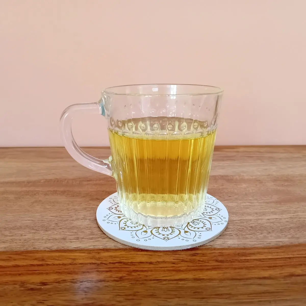 Dessous de verre Mandala tasse de thé boutique bien être article pour la maison décoration  tisane infusion rooibos maté produit ayurvédique