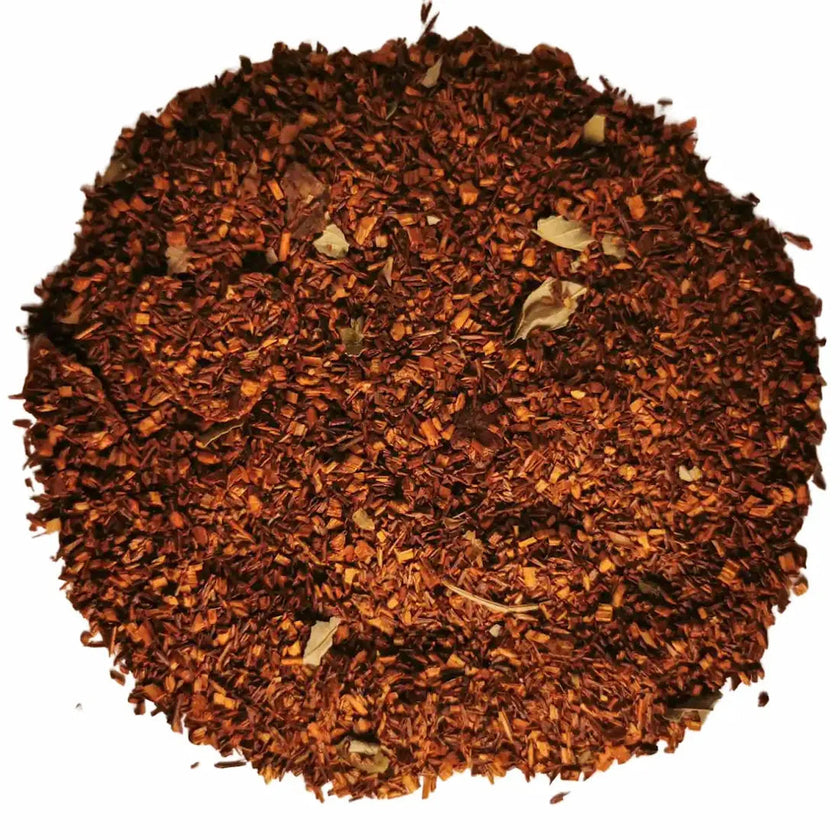 Rooibos  fraise framboise vertus bienfaits propriété théière vrac boite à thé doypack