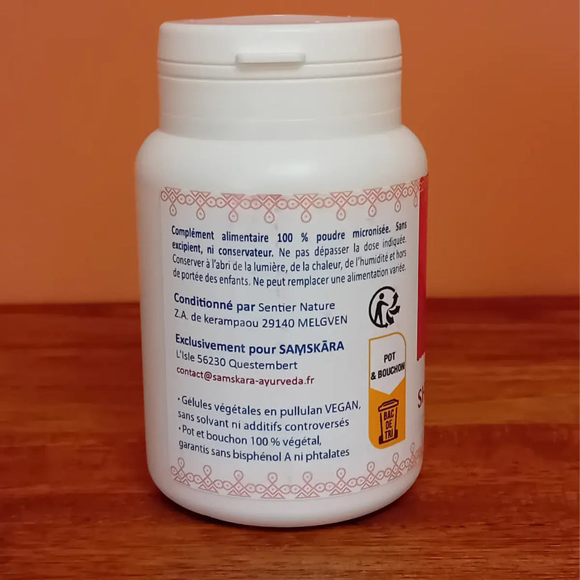 shatavari, complément, alimentaire, ayurvédique, aide à réduire le stress, l'anxiété, aide à éliminer l'hyperacidité, aide au bien être, aide le système digestif et le système immunitaire