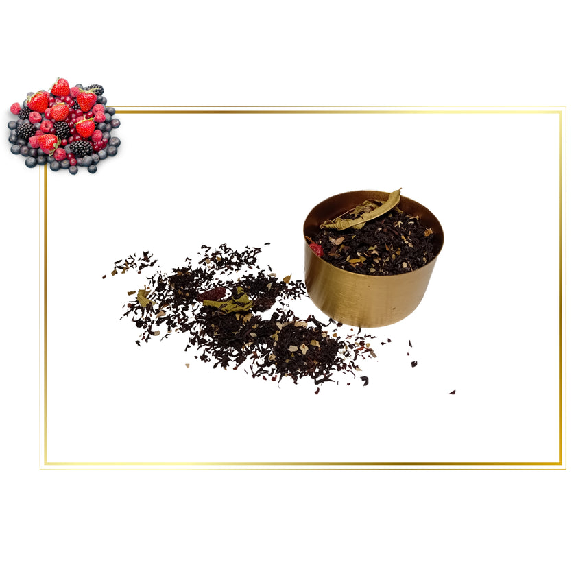 the noir assam fruits rouges vrac boite à thé théière doypack bienfaits vertus propriété