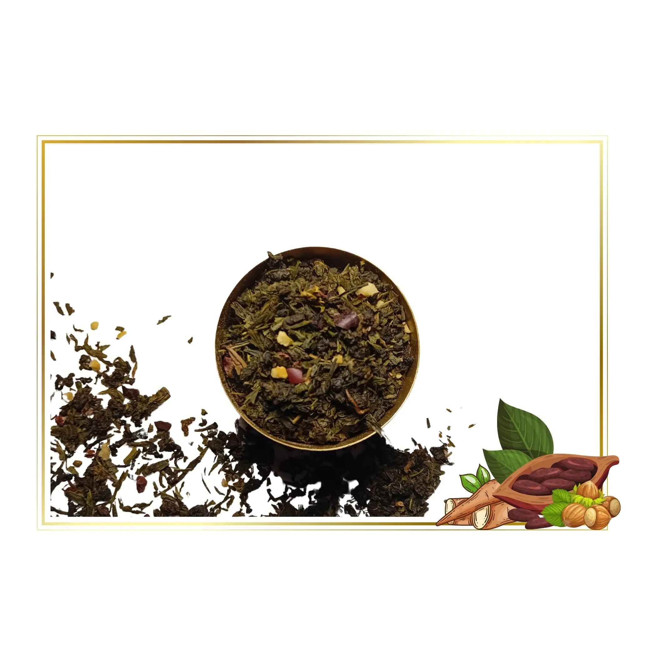 the vert oolong sencha noisette cacao vrac boite à thé théière bienfaits vertus propriété