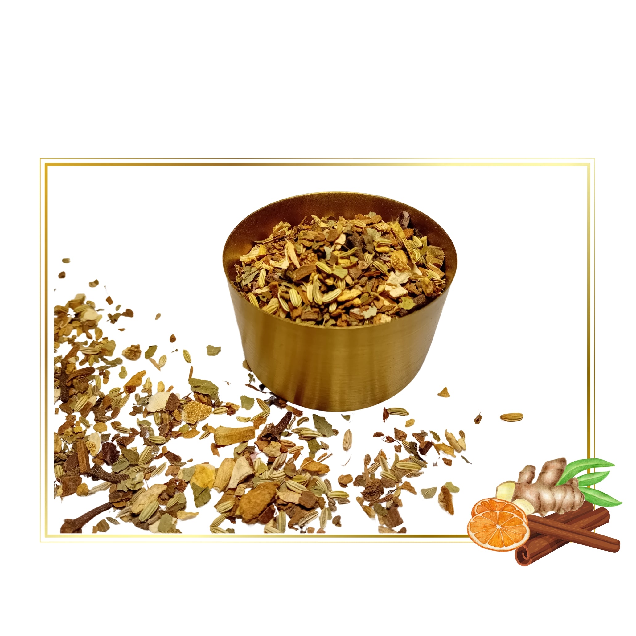 tisane ayurvedique ayurveda épices bienfaits vertus propriété vrac boite à thé théière calme sérénité anti stress