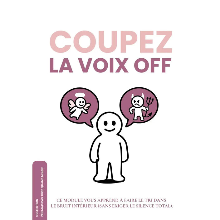 Ebook et formation pour apprendre la méditation de pleine conscience méditer au quotidien pour débutants nuls anti stress burn out épuisement professionnel perte concentration gestion des émotions et des pensées méditation facile MBSR TCC