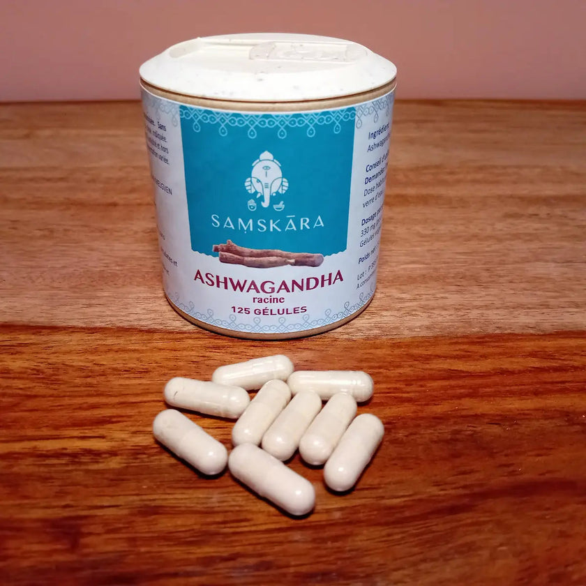 Ashwagandha plante produit ayurvédique ayurvéda anti stress vitalité énergie libido complément alimentaire