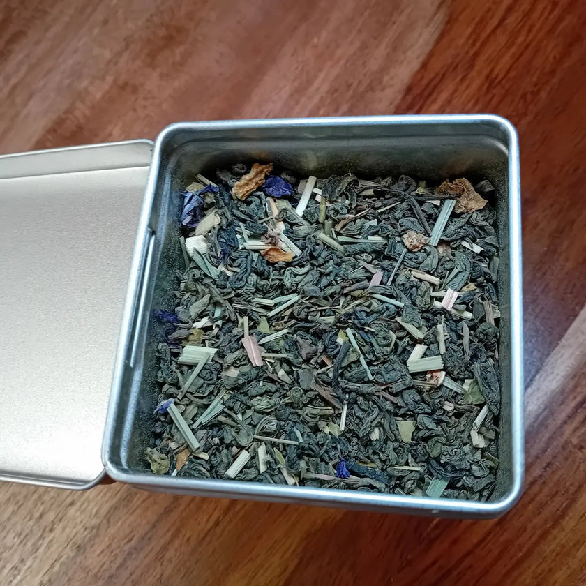 Thé vert gunpowder et maté Breizh Vitalité Cocooning&Zen rafraîchissante citron abricot dynamiser coup de fouet énergisant tonique digestion fraicheur douceur fruitée réconfortante savoureuse 