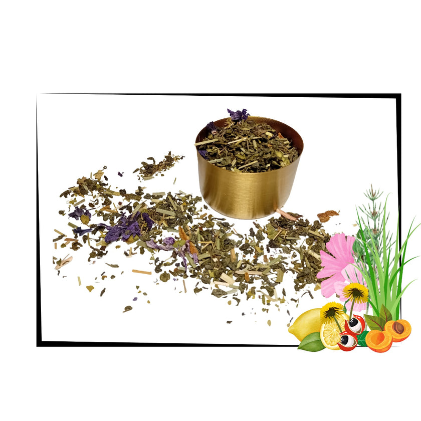  thé vert China Gunpowder  maté breizh vitalité cocooning et zen rafraichissant citron abricot dynamiser coup de fouet énergisante tonique digestion fraîcheur douceur fruitée réconfortante 