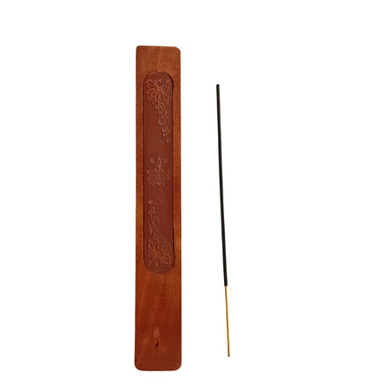 porte encens lotus décoré artisanal joli bois de rose laiton ayurvédique ayurvéda inde cocooning et zen 