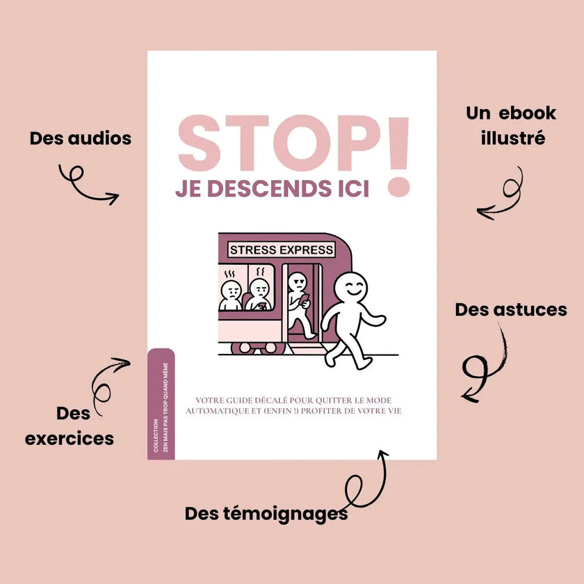 Ebook et formation pour apprendre la méditation de pleine conscience méditer au quotidien pour débutants nuls anti stress burn out épuisement professionnel perte concentration gestion des émotions méditation facile