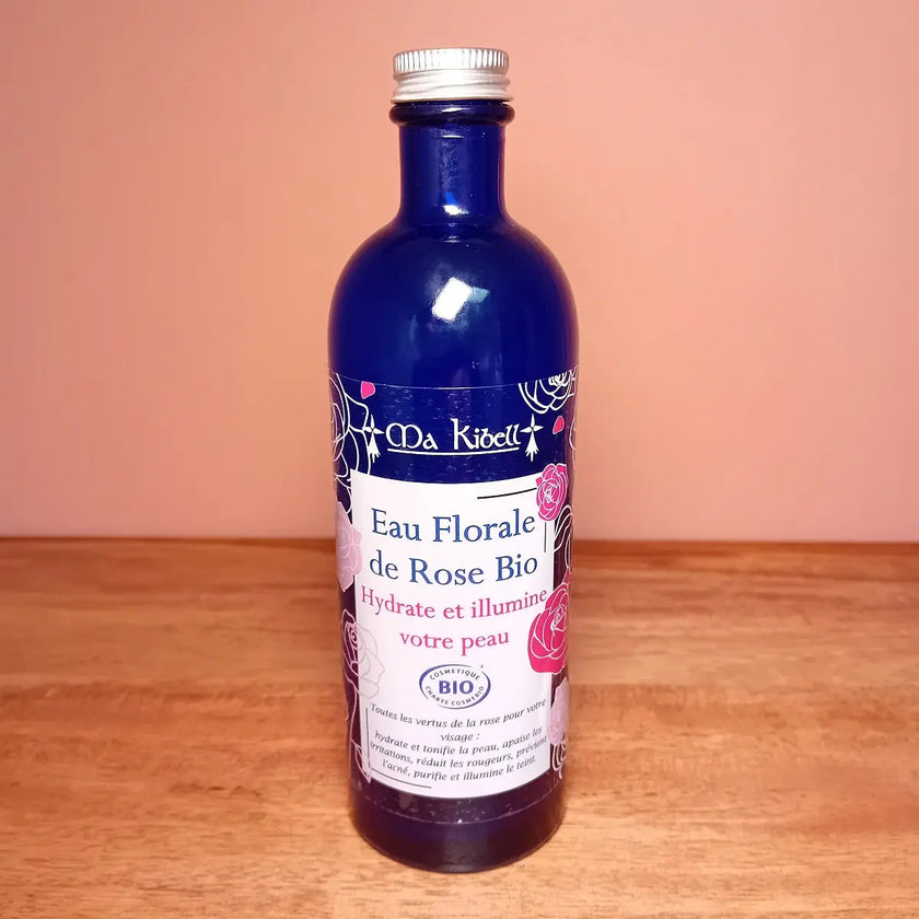Eau de rose bio hydratation visage nettoyant nettoyage eau florale tonique brume raffraissante