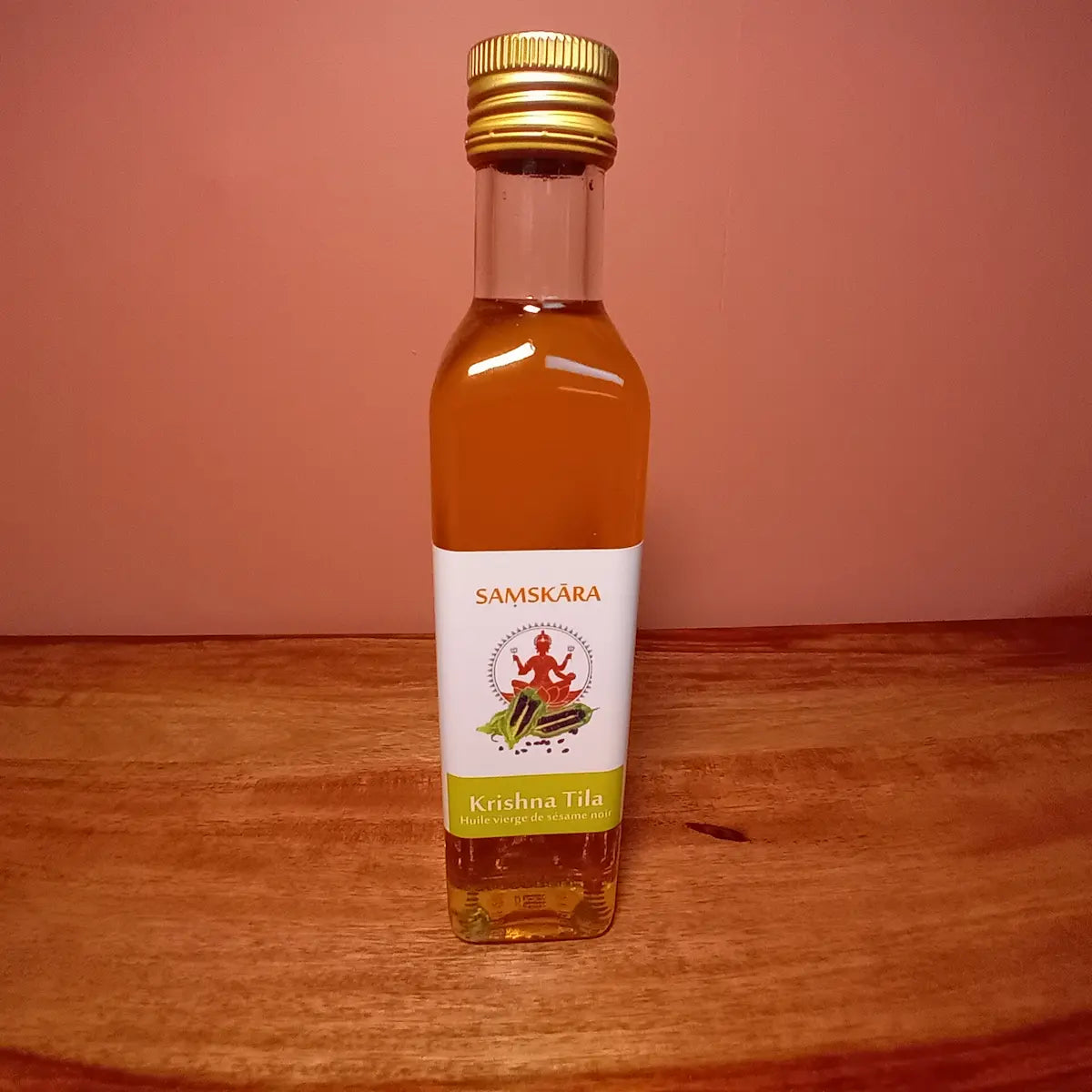 Huile sésame noir: krishna tila soin peau bébé massage bain de bouche cheveux cuisine ayurvéda produits ayurvédiques 