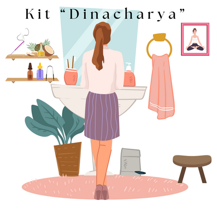 kit dinacharya produits ayurvédiques ayurvéda soin hygiène rituel indien