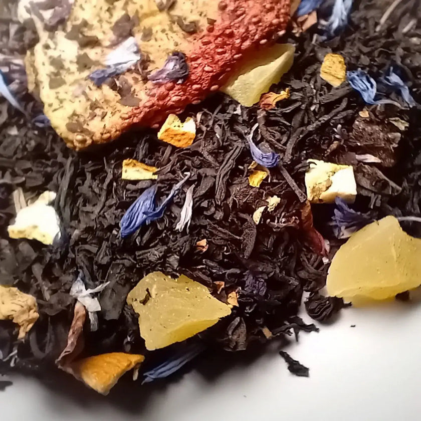 thé noir ceylan vert rooibos maté fruits exotiques qualité premium théière vrac bienfaits vertus propriété