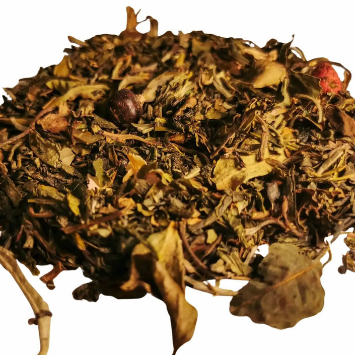 thé vert thé blanc cassis rose vrac qualité premium boite à thé doypack 