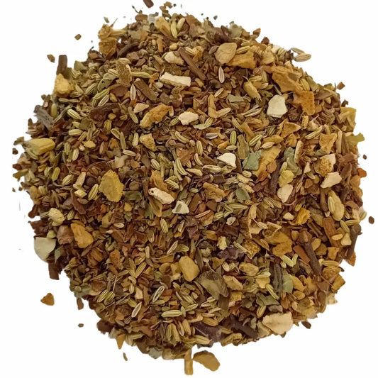 tisane ayurvedique ayurveda épices bienfaits vertus propriété vrac boite à thé théière calme sérénité anti stress 